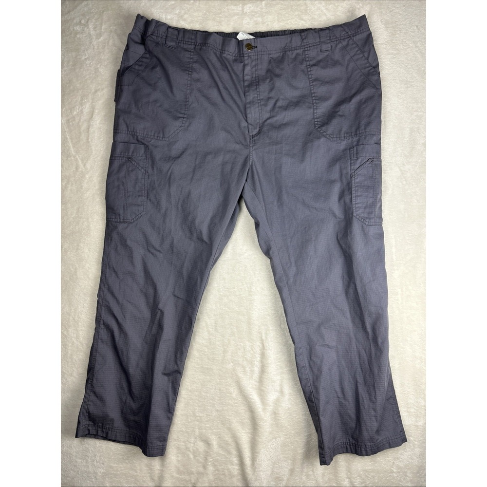 Carhartt Cargo Scrub Pants Ripstop Flex Waist Gray C54108 Sz 3XL